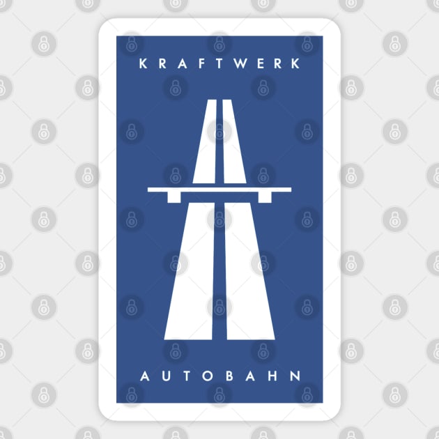 Kraftwerk Autobahn Magnet by Pop Fan Shop